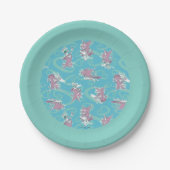 Assiettes En Carton Vache et poulet Super Vache Motif (Devant)
