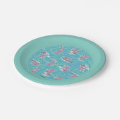 Assiettes En Carton Vache et poulet Super Vache Motif (Angle)