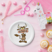 Assiettes En Carton Vache folle (Fête)