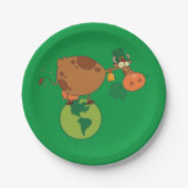 Assiettes En Carton vache irlandaise (Devant)