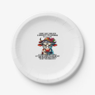 Assiettes En Carton Vache Je ne me suis pas contentée de me transforme