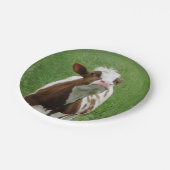 Assiettes En Carton Vache laitière sur la ferme (Angle)