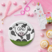 Assiettes En Carton Vache ronde (Fête)