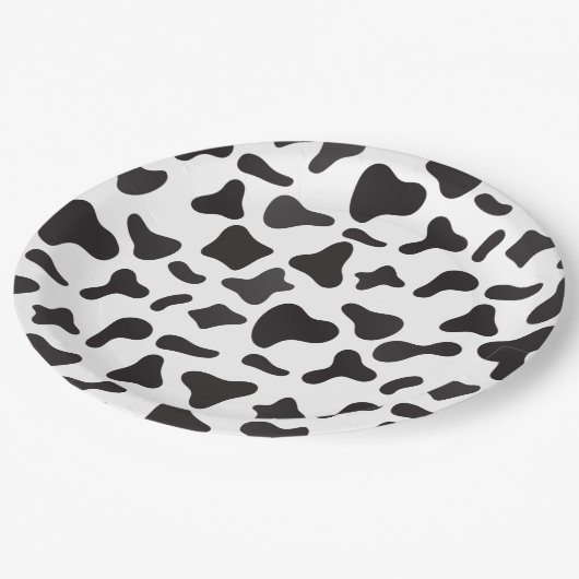 Assiettes En Carton Vache Saint Anniversaire Vache Imprimer Plaques de (Angle)