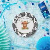 Assiettes En Carton Vache sainte Nous avons un bébé (Fête)