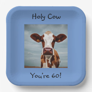Assiettes En Carton Vache Sainte Vous avez 60 ans