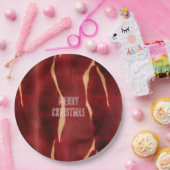 Assiettes En Carton Vachette à crème rouge occidentale (Fête)