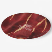 Assiettes En Carton Vachette à crème rouge occidentale (Angle)