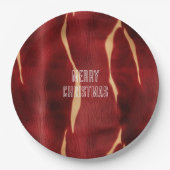 Assiettes En Carton Vachette à crème rouge occidentale (Devant)