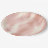 Assiettes En Carton Vachette blanche rose du sud-ouest (Angle)