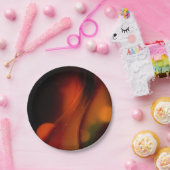 Assiettes En Carton Vague d'incendie (Fête)