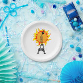 Assiettes En Carton Vague thermique européenne (Fête)