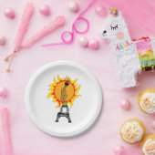 Assiettes En Carton Vague thermique européenne (Fête)