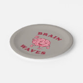 Assiettes En Carton Vagues cérébrales (Angle)