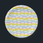 Assiettes En Carton Vagues colorées mignonnes nuages Emoji Kawaii<br><div class="desc">Ajoutez un accent mignon et coloré à vos cadeaux avec ces plaques en papier kawaii emoji nuages. Il dispose de nuages kawaii avec des vagues colorées motif. Cette plaque en papier motif nuage sera parfaite pour les baby showers et anniversaires.</div>