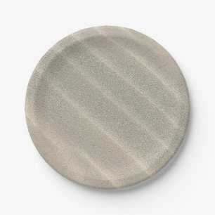 Assiettes En Carton Vagues de sable