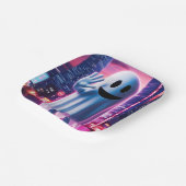 Assiettes En Carton Vagues et lumières urbaines (Angulaire)