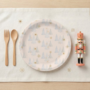 Assiettes En Carton Vaisselle Fée Dragée Casse-Noisette Arbre de Pin