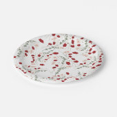 Assiettes En Carton Vaisselle Floreal (Angle)