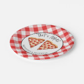 Assiettes En Carton Vaisselle italienne Pizza Party (Angle)