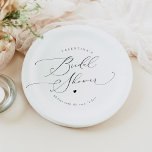 Assiettes En Carton VALENTINA Elegant minimaliste Fête des mariées de<br><div class="desc">La collection Valentina dispose d'une élégante police manuscrite de script de calligraphie et d'un design minimaliste classique. L'aspect intemporel apportera une touche parfaite à tout thème de douche nuptiale ou à toute palette de couleurs. Achetez toute la collection pour une esthétique cohésive.</div>
