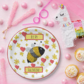 Assiettes En Carton Valentine Bumblebee | Bee My Valentine (Fête)
