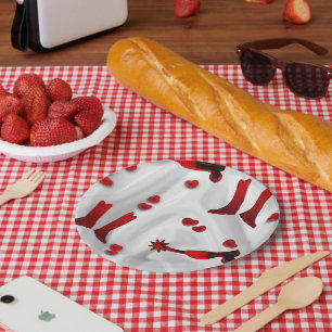 Assiettes En Carton Valentines Ou Mariage De Plaques De Papier Du Part