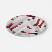 Assiettes En Carton Valentines Ou Mariage De Plaques De Papier Du Part (Angle)