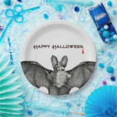 Assiettes En Carton Vampire Bat Halloween (Fête)