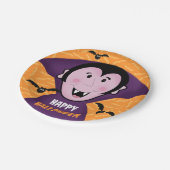 Assiettes En Carton Vampire Dracula Bats Enfants Joli Halloween (Angle)