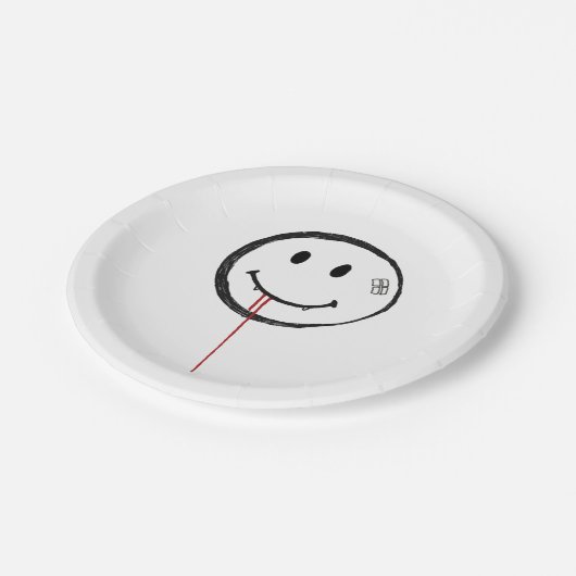 Assiettes En Carton Vampire sanglant (Angle)