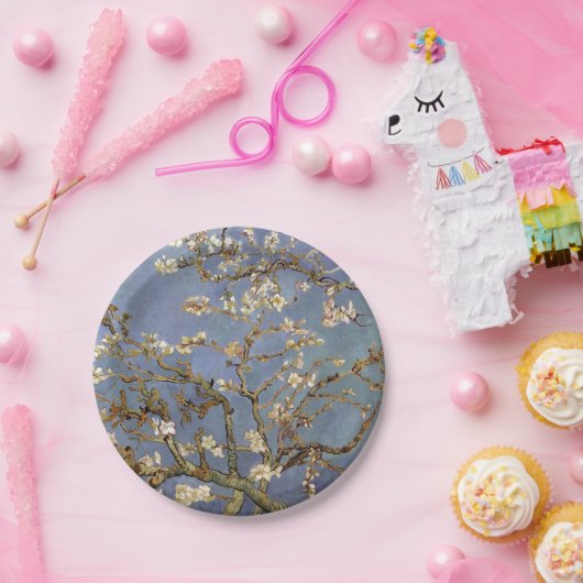 Assiettes En Carton Van Gogh Almond Blossom (Fête)