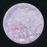 Assiettes En Carton Van Gogh Almond Blossoms Lavande<br><div class="desc">Lavender Almond Blossoms par Vincent Van Gogh modification de couleur copyright 2sweet4wordsDesigns/ PureVintage Love Lavender Almond Blossoms pour une touche artistique au style personnel, mariage, Baby shower, cadeaux de bureau ou fête du printemps : Célébrez vos occasions spéciales avec la beauté enchanteresse des fleurs d'amandes de Vincent Van Gogh. Nos...</div>