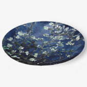 Assiettes En Carton Van Gogh Almond Blossoms Midnight Blue (Angle)