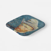 Assiettes En Carton Van Gogh - Autoportrait avec un Casquette gris (Angulaire)