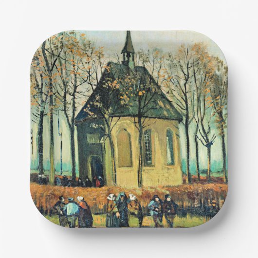 Assiettes En Carton Van Gogh - Congrégation, Église réformée (Recto)