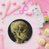 Assiettes En Carton Van Gogh Fumer du squelette (Fête)