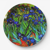 Assiettes En Carton Van Gogh - Irises, (Devant)