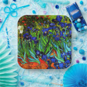 Assiettes En Carton Van Gogh - Irises, (Fête)