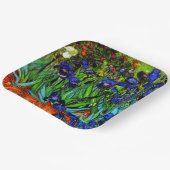 Assiettes En Carton Van Gogh - Irises, (Angulaire)