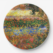 Assiettes En Carton Van Gogh - Jardin à Arles (alias Jardin des fleurs (Devant)