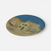 Assiettes En Carton Van Gogh La Maison Jaune (Angle)