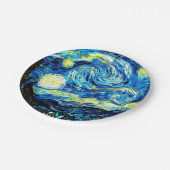 Assiettes En Carton Van Gogh - Nuit étoilée (Angle)