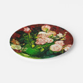 Assiettes En Carton Van Gogh Peonies et Roses (Angle)