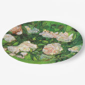 Assiettes En Carton Van Gogh - Roses roses roses (Angle)