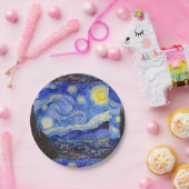 Assiettes En Carton Van Gogh , “Starry Night” (Fête)