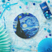 Assiettes En Carton Van Gogh Starry Night (Fête)