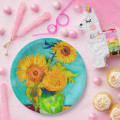 Assiettes En Carton Van Gogh Sunflowers (Fête)