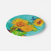 Assiettes En Carton Van Gogh Sunflowers (Angle)
