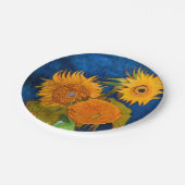 Assiettes En Carton Van Gogh Sunflowers (Angle)